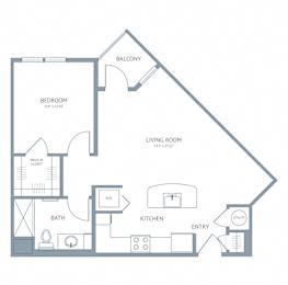 Warhol one bedroom one bathroom