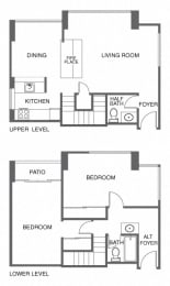 a floor plan of a house
