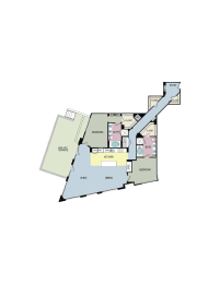2E Patio at mResidences Miracle Mile, California