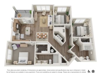 C1 floor plan at Embold