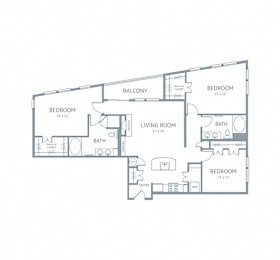 Picasso three bedroom three bathroom