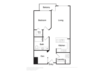 1 Bedroom with Den  at Dexter Lake Union, Seattle, 98109