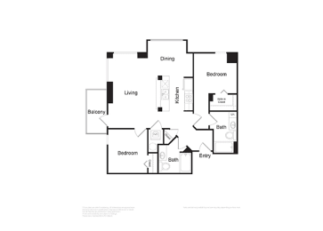 2 Bedroom 2 Bath  at Dexter Lake Union, Seattle