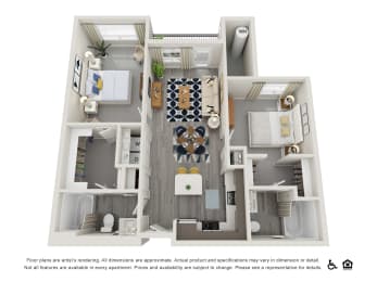 3D Floorplan of Chandler  at 644 City Station, Utah