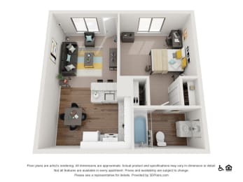 One bedroom one bathroom