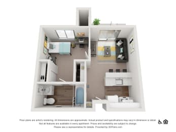 One bedroom one bathroom