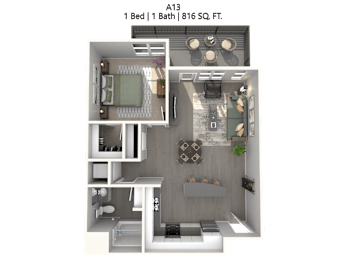  Floor Plan A13