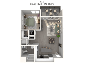  Floor Plan A14