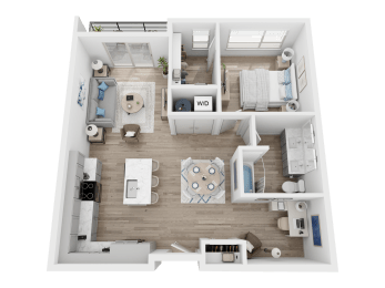 a3 floor plan  2 bedroom with 2 baths  1195 square feet