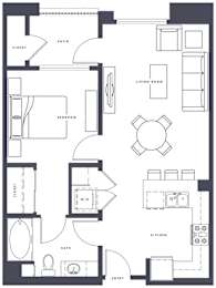 A5 Floor Plan at Altana, Glendale
