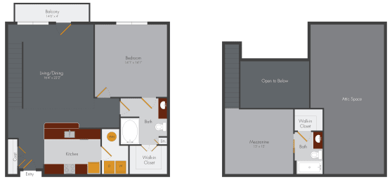 a blueprint of a floor plan of a living room and a dining room