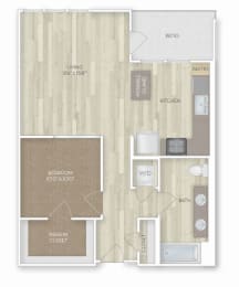 One bedroom one bathroom