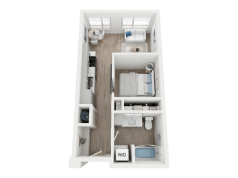 a 1 bedroom floor plan | apartments in garland tx