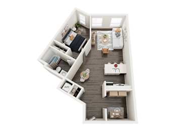 A7 Floor Plan at Axle, Seattle, WA 98119