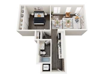 0A8 Floor Plan at Axle, Seattle, WA 98119