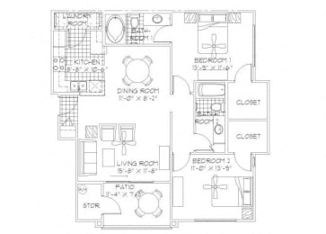 Green Valley floor plan.