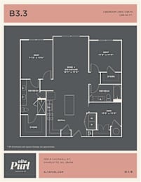 Floor Plan  B3_3 Floorplan