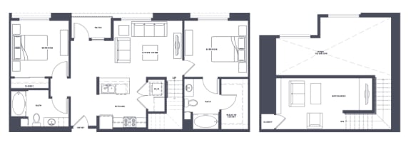 B5 Loft Floor Plan at Altana, California