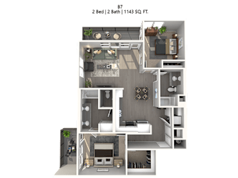  Floor Plan B7