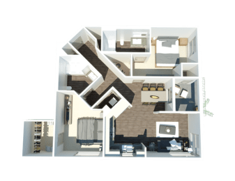 B3 two bedroom two bathroom