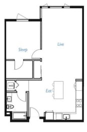 One bedroom one bathroom