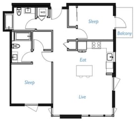 Two bedroom Two bathroom
