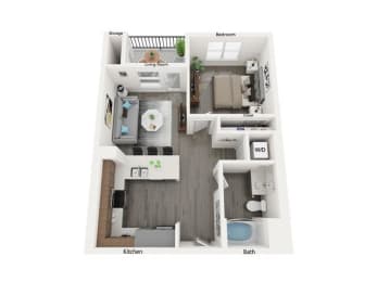 One bedroom one bathroom