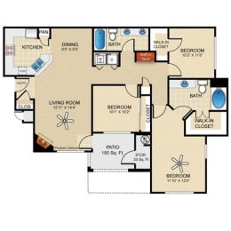 Three bedroom two bathroom