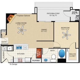 one bedroom one bathroom
