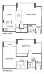 a floor plan of a house