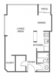 a floor plan of a house