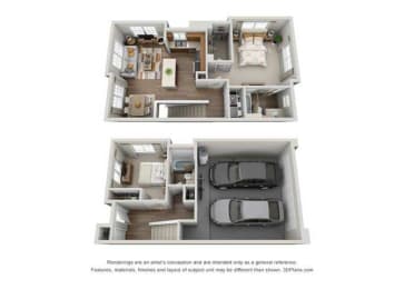 Calabria floor plan at Montiavo, Santa Maria California