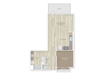 One bedroom one bathroom