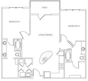 2x2 1160sf