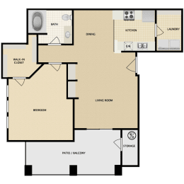 Deloran one bedroom one bathroom