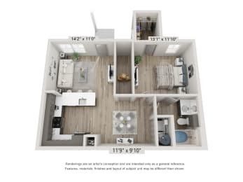 A2 Floorplan at Emerson at Trace, Texas