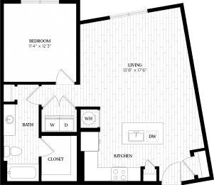 floor plan of the 1700 sq ft floor plan