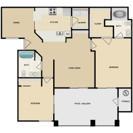 Gullwing two bedroom two bathroom