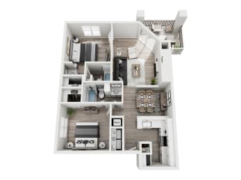 a 3 bedroom floor plan of a 2100 sq ft house