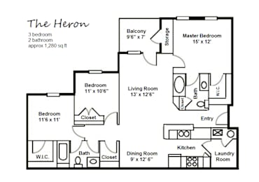  Floor Plan Heron
