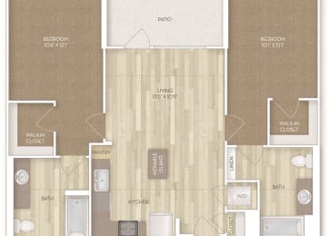 Two bedroom Two bathroom