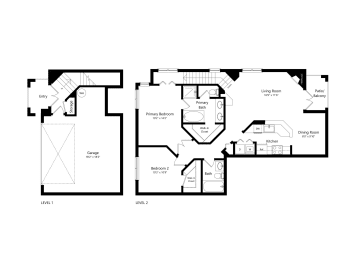 2 Bed 2 Bath- 1240 Sq Ft Townhome at Jackson Pointe 111, Spring Valley, California