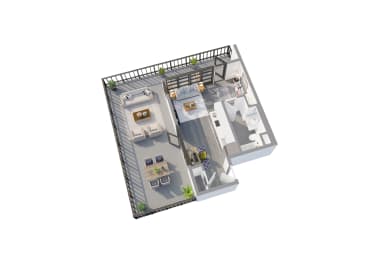 L-Penthouse at Edendale Crossing, Los Angeles, 90026
