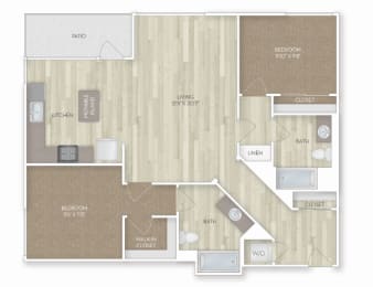 Two bedroom Two bathroom