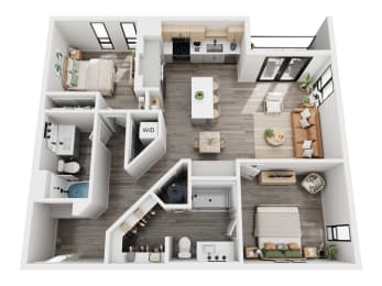 a 2400 sq ft floor plan with a bedroom and a bathroom