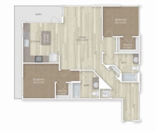Two bedroom Two bathroom