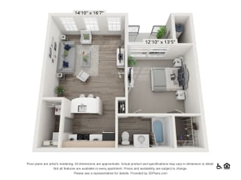 One Bedroom One Bathroom