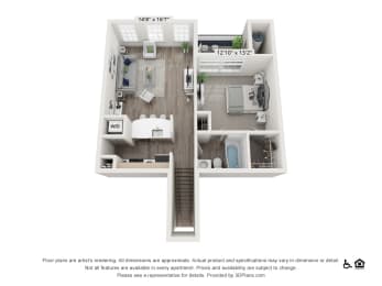 One Bedroom One Bathroom
