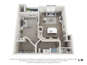 One Bedroom One Bathroom