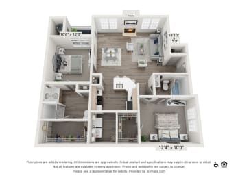 Two Bedroom Two Bathroom
